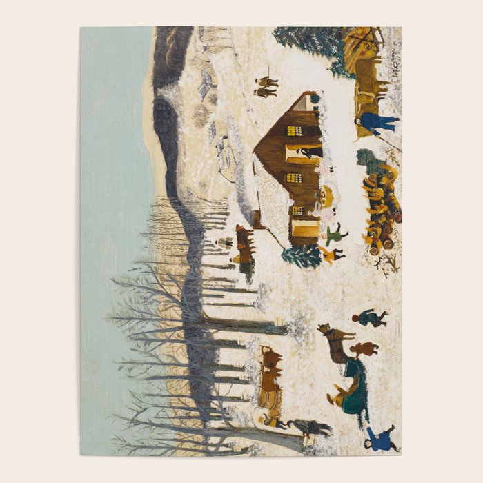 Anna Mary Robertson 'Grandma' Moses Sugaring Off American Folk Art Poster Gallery Image 4