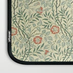 William Morris Sweet Briar Green Coral Laptop Sleeve Gallery Image 3