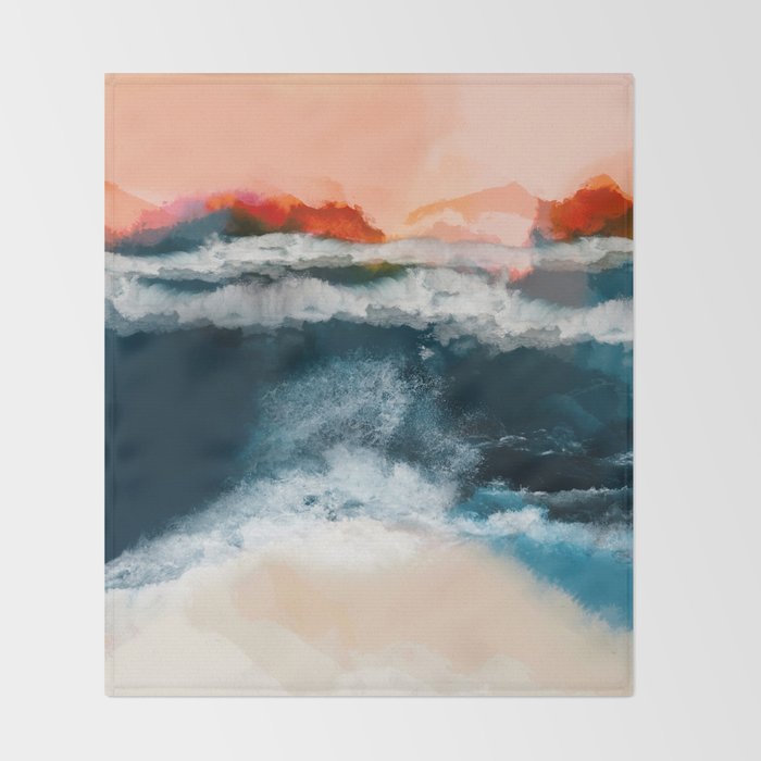 water world Throw Blanket Gallery Image 2