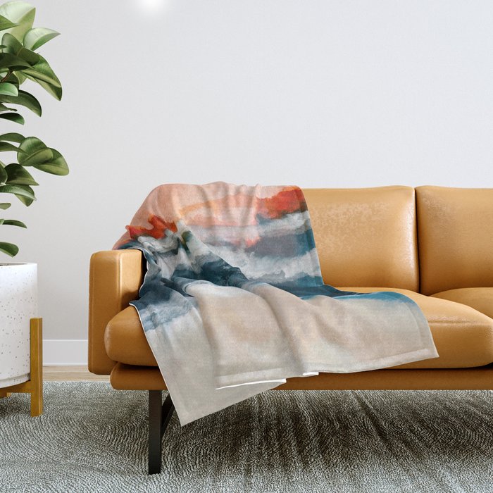 water world Throw Blanket Gallery Image 1