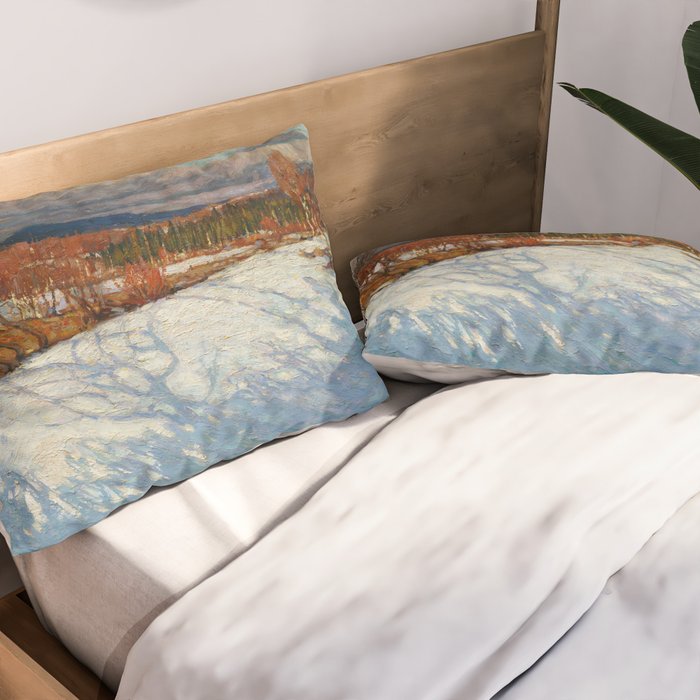 Tom Thomson In Algonquin Park Pillow Sham Gallery Image 2