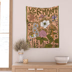 Vermont Wildflowers Wall Tapestry Gallery Image 2