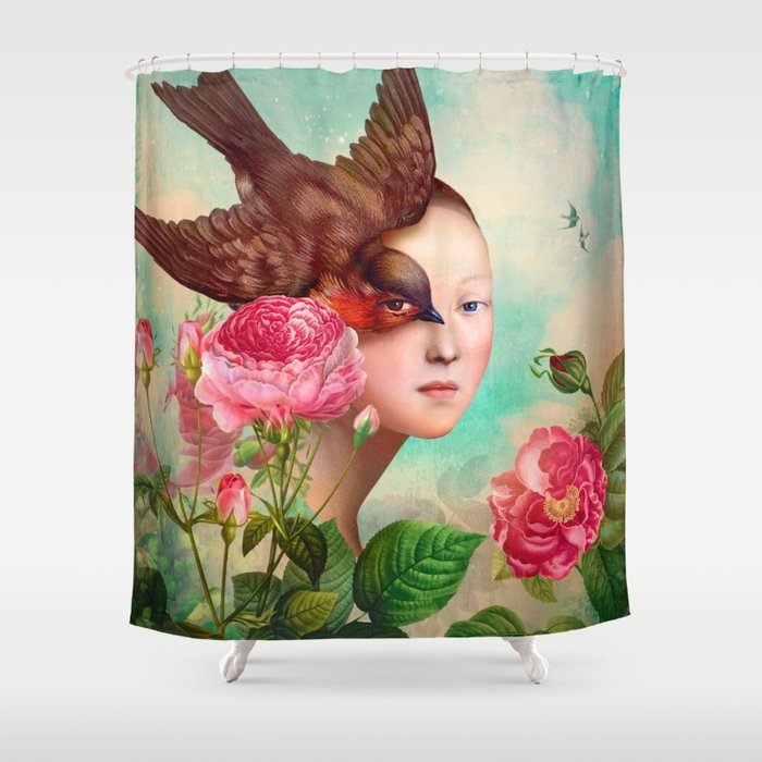 The Silent Garden Shower Curtain Gallery Image 1
