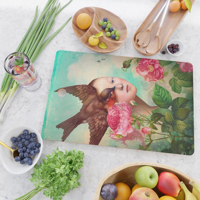 The Silent Garden Cutting Board Gallery Image 2