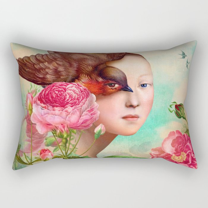 The Silent Garden Rectangular Pillow Gallery Image 2