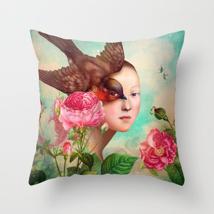 The Silent Garden Throw Pillow Gallery Image 6