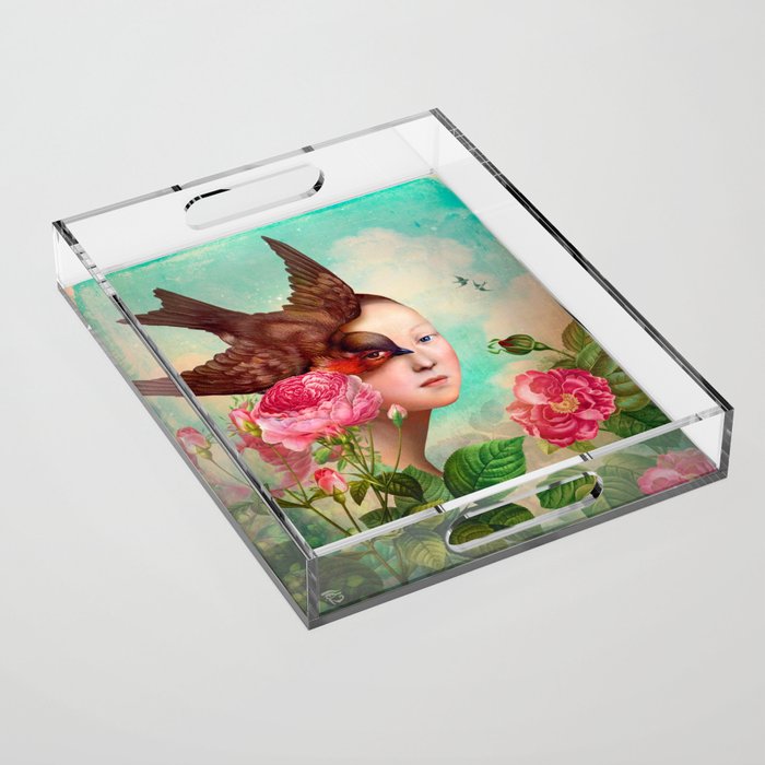The Silent Garden Acrylic Tray Gallery Image 1