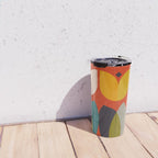 mid century bauhaus floral large 1 Travel Mug Gallery Image 4