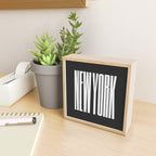 New York: B&W Typography Edition Mini Art Print Gallery Image 2