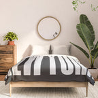 New York: B&W Typography Edition Comforter Gallery Image 3