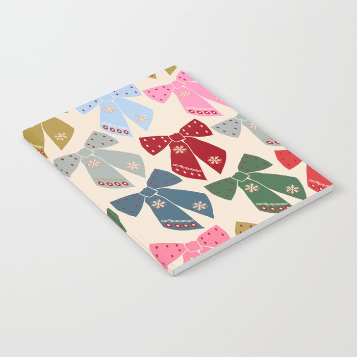 Christmas Bows Coquette Notebook Gallery Image 2