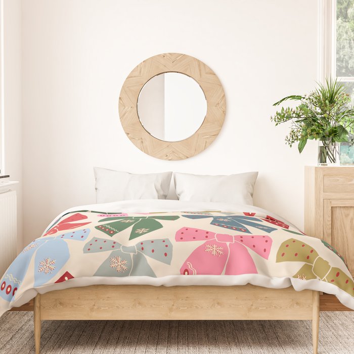 Christmas Bows Coquette Duvet Cover Gallery Image 3
