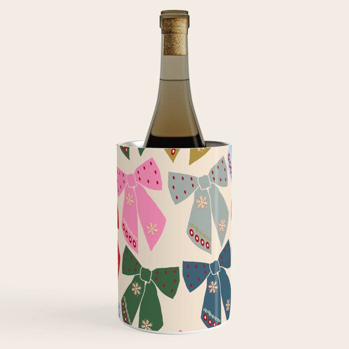 Christmas Bows Coquette Wine Chiller Gallery Image 1