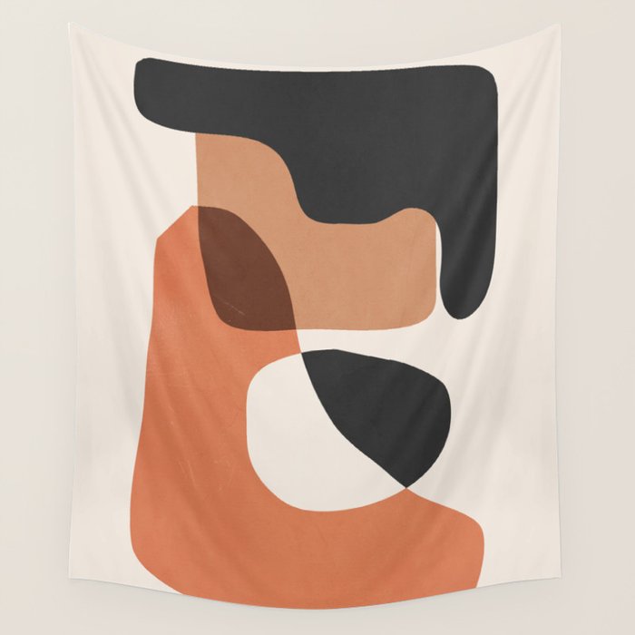 Abstract Shapes 54 Wall Tapestry Gallery Image 4