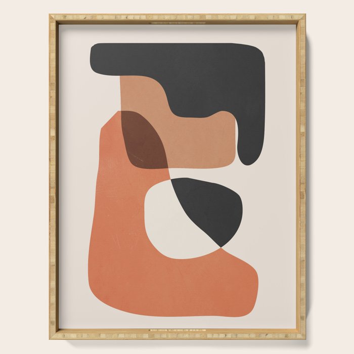 Abstract Shapes 54 Serving Tray Gallery Image 1