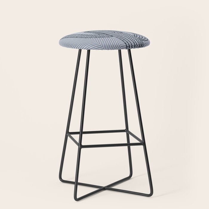 Deserted Cactus - chevron slate Stool Gallery Image 1