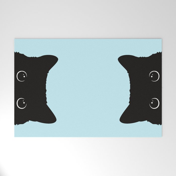 Black cat I Welcome Mat Gallery Image 1