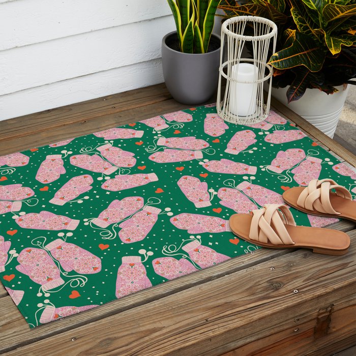 Cozy Mandalas Outdoor Rug Gallery Image 2