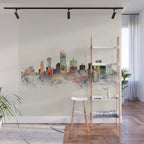 dallas skyline Wall Mural Gallery Image 1