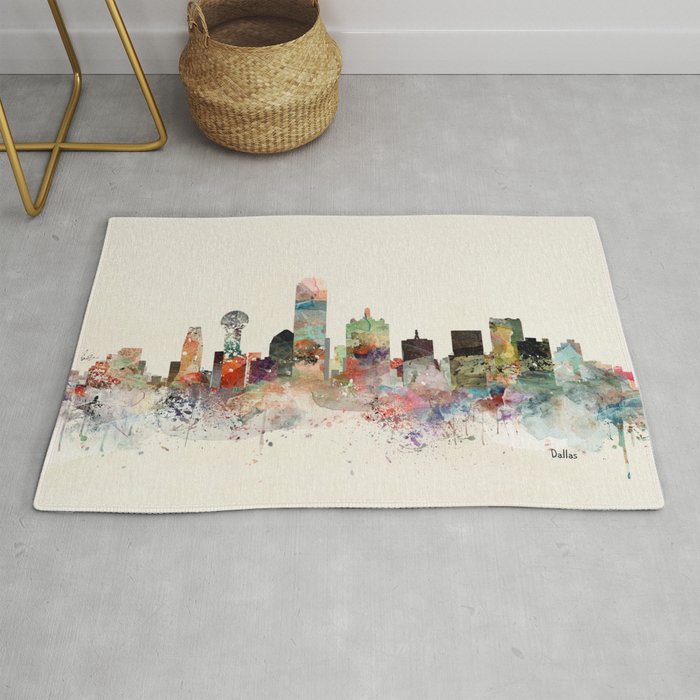 dallas skyline Rug Gallery Image 1