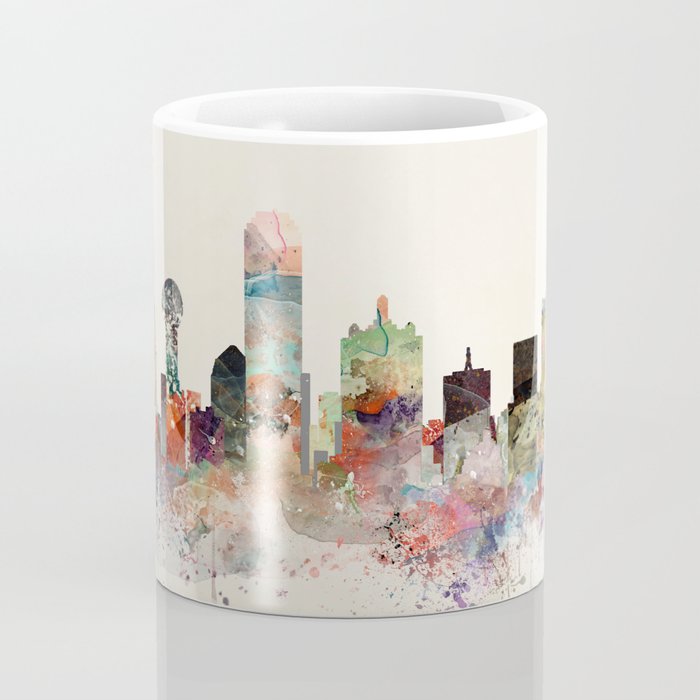 dallas skyline Coffee Mug Gallery Image 4