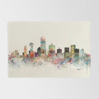 dallas skyline Rug Gallery Image 2