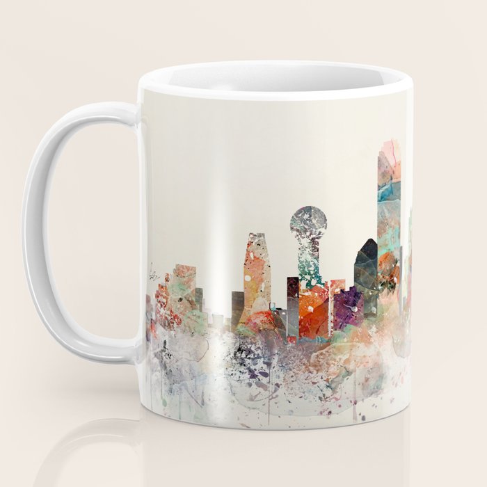 dallas skyline Coffee Mug Gallery Image 3