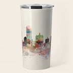 dallas skyline Travel Mug Gallery Image 1