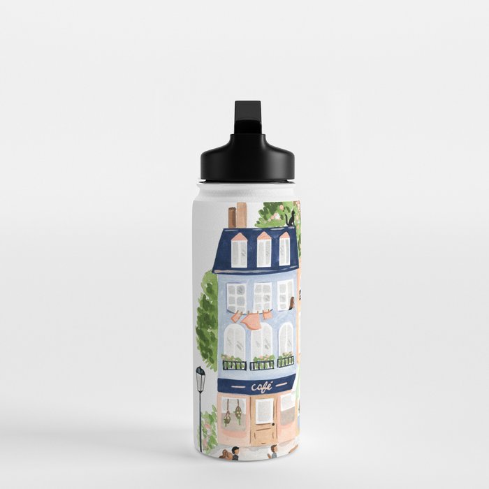 Parisian Buildings Water Bottle Gallery Image 3