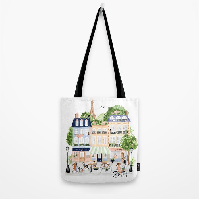 Parisian Buildings Tote Bag Gallery Image 2