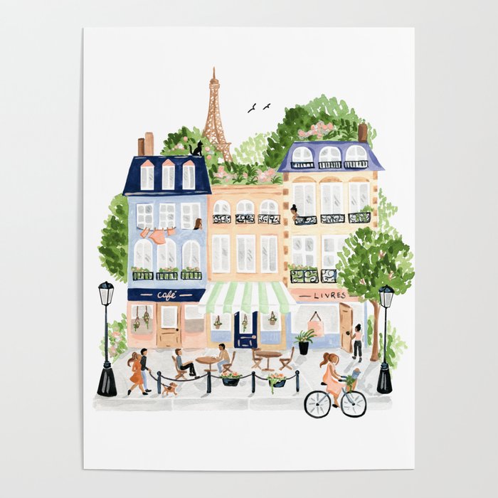 Parisian Buildings Poster Gallery Image 4