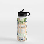 Parisian Buildings Water Bottle Gallery Image 1