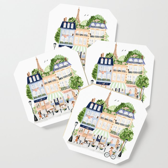 Parisian Buildings Coaster Gallery Image 1
