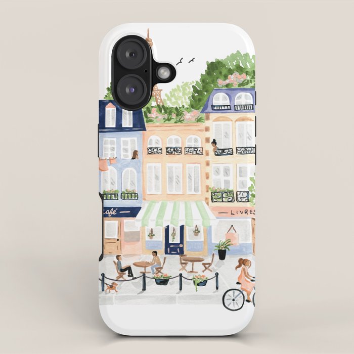 Parisian Buildings iPhone Case Gallery Image 1
