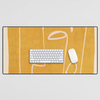 Abstract Face 33 Desk Mat Gallery Image 1
