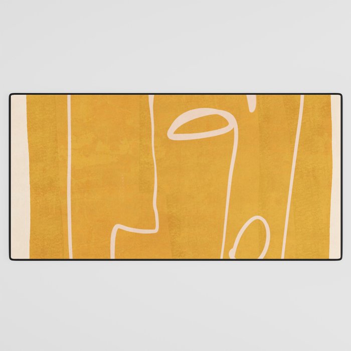 Abstract Face 33 Desk Mat Gallery Image 3