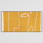 Abstract Face 33 Desk Mat Gallery Image 3