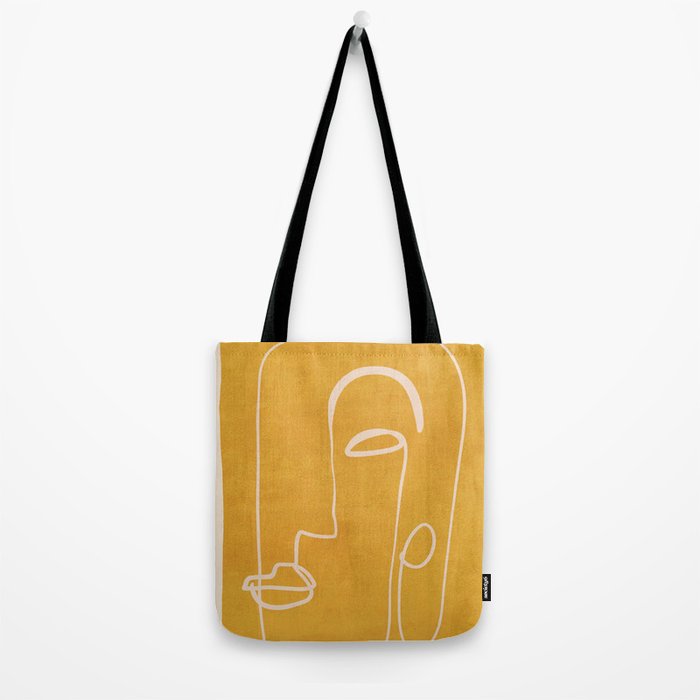 Abstract Face 33 Tote Bag Gallery Image 2