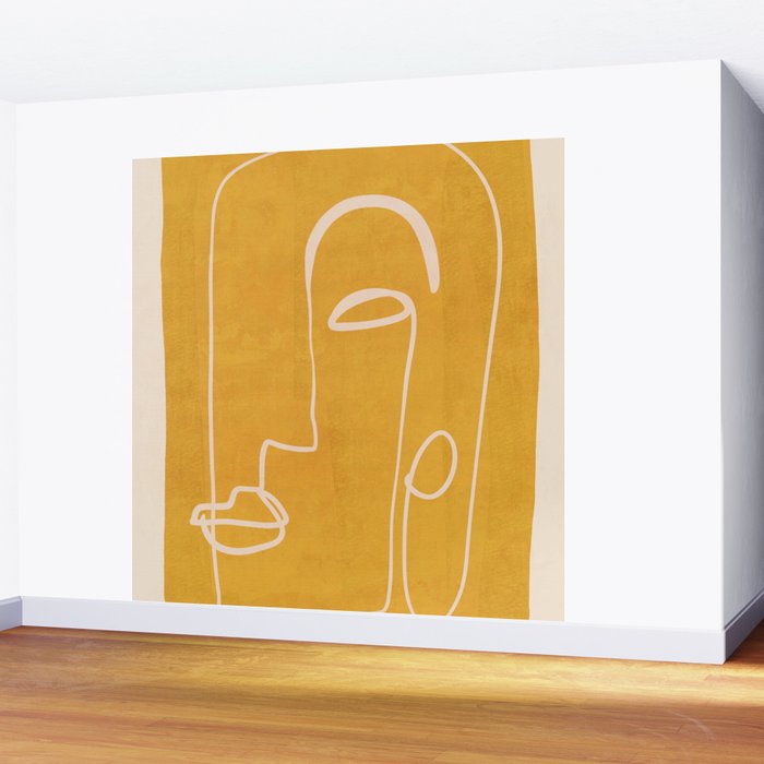 Abstract Face 33 Wall Mural Gallery Image 2