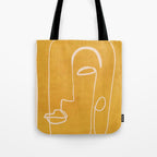 Abstract Face 33 Tote Bag Gallery Image 1