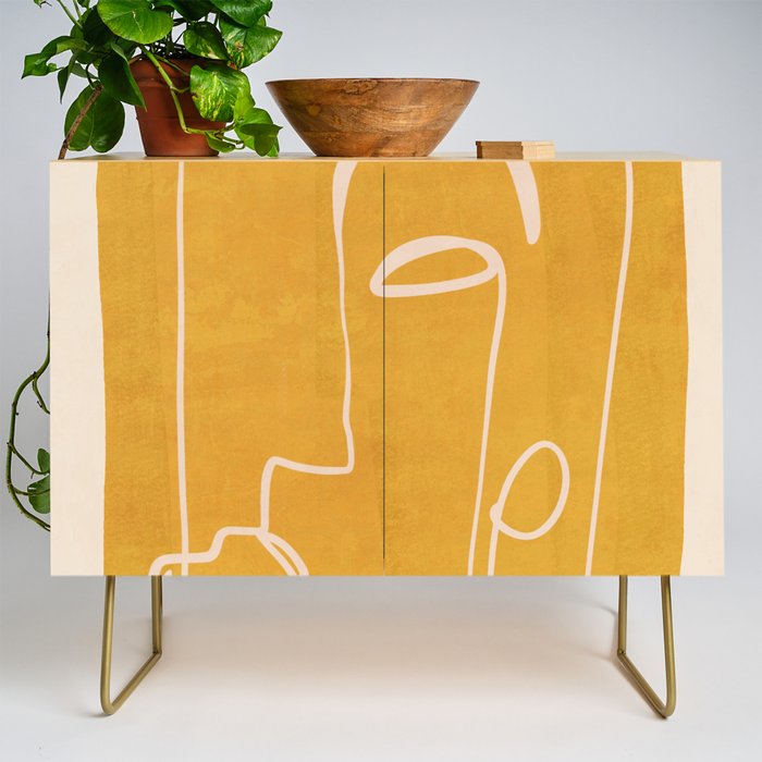 Abstract Face 33 Credenza Gallery Image 1