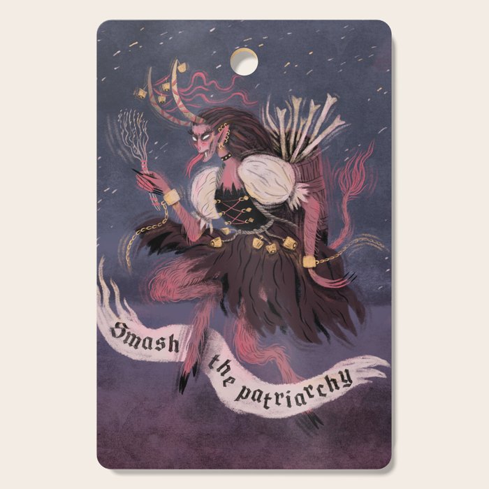 Krampus â Smash the Patriarchy Cutting Board Gallery Image 1