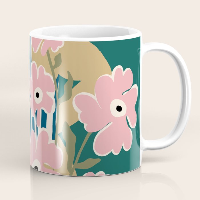 FLORAL FAT FUN FFF Coffee Mug Gallery Image 1