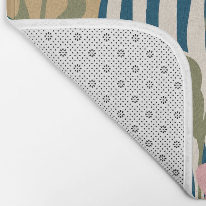 FLORAL FAT FUN FFF Bath Mat Gallery Image 2