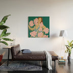 FLORAL FAT FUN FFF Wood Wall Art Gallery Image 2