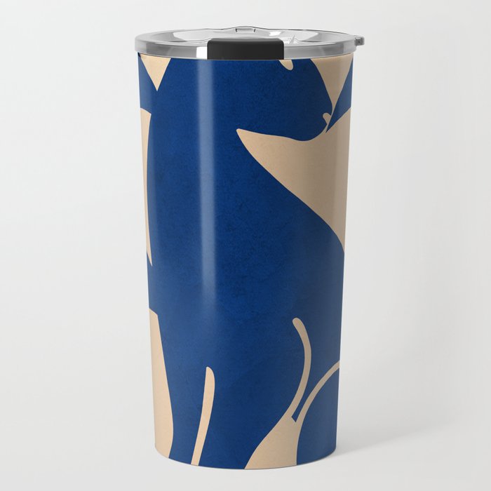 Minimalist Rabbit 6 Travel Mug Gallery Image 1