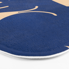 Minimalist Rabbit 6 Bath Mat Gallery Image 3