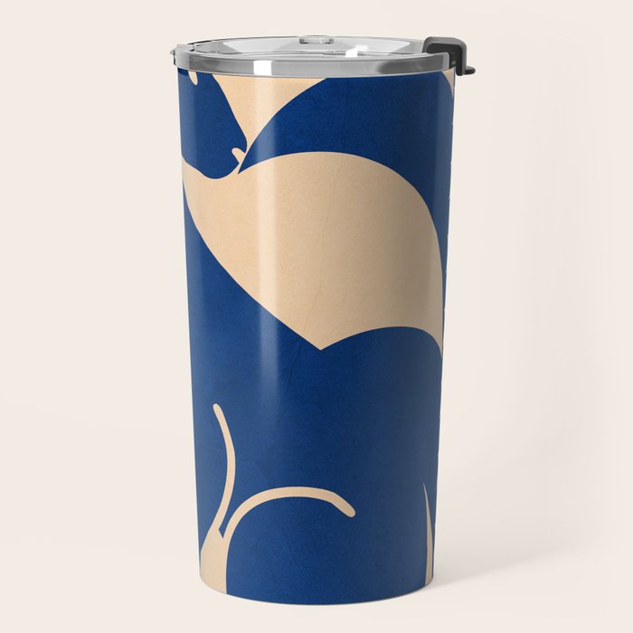 Minimalist Rabbit 6 Travel Mug Gallery Image 2
