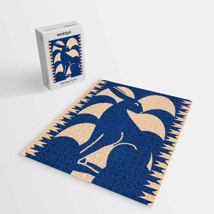 Minimalist Rabbit 6 Jigsaw Puzzle Gallery Image 2