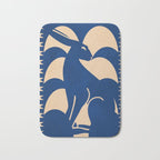 Minimalist Rabbit 6 Bath Mat Gallery Image 1